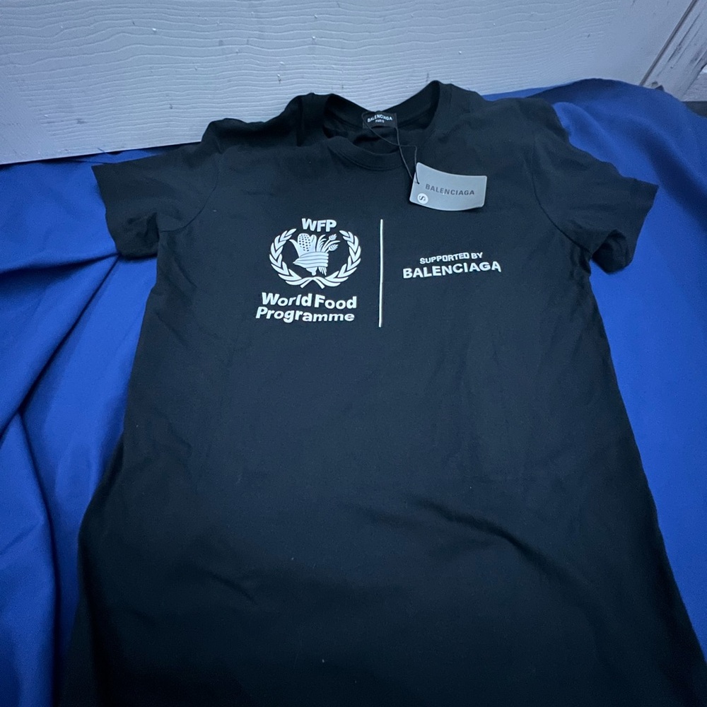 Balenciaga Black WFP Logo T-Shirt